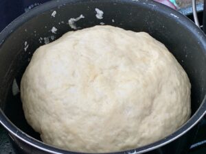 1次発酵中のパン